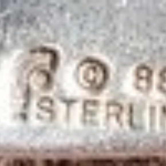 Sterling Hoop Amethyst Earrings - Picture 6 of 7